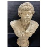 Chalkware Blackamoore Bust.