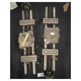 Snap-on wheel clamps with some wearing