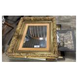 Gold Gilded Wall Mirror, Wall Art.