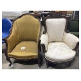 (2) Victorian Eastlake Style Armchairs.
