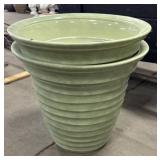 (2) Grofillex Composite Planters.