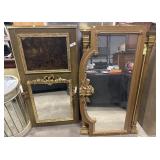 (4) French Provincial Style Gold Gilded Mirrors.