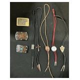 Bolo Ties & Belt Buckles.