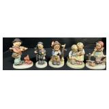 5 Hummel Goebel Figurines.