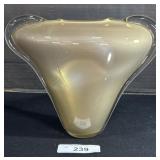1982 Thomas Buechner Blown Art Glass Vase.