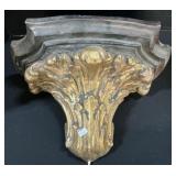 Chalkware Lighted Wall Sconce.