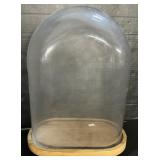 Oval Dome Glass Display Case.