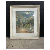 Promenade Au Bois De Boulogne Water Color Print