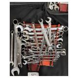 Various snap-on wrenches.