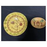 Breininger Redware Pottery Sgraffito ï¿½84 &ï¿½98.