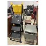 Pressed Steel DropLeaf Utility Table, Cosco