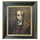 Artist Signed Oil Painting On Canvas
