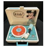 Mickey Mouse GE Record Player.