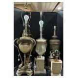 French Empire Style Table Lamps.