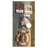 Sam Adams Beer Adv Sign, Race Horse Poster.