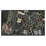 Costume Jewelry, Bracelets, Bangles, Necklaces.