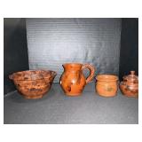 Huberhaus, Breininger, & Redwood Redware Pottery.