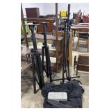 Microphone Boom Stands, Speaker Stands.