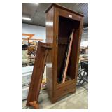 6 Gun Cabinet, Pine Wall Shelf.