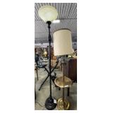 Vtg Brass Barley Twist Floor Lamp, Modern Floor