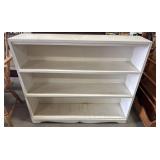 Traditional White Bookshelf.