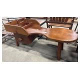 Vtg Wooden Cobblers Bench.