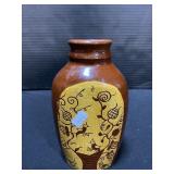 Breininger Redware Pottery ï¿½83 Sgraffito Vase.