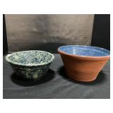 Foltz Redware Pottery ï¿½78 &ï¿½93 Bowls.