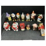 Steiff Pucki, 7 Dwarves Figurines, Santa Candles.