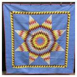 Lone Star Pattern Quilt.