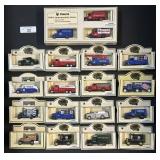 19 NOS Lledo Fie Cast Adv. Toy Trucks.