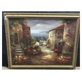 Large 4.5ï¿½ x 3.5ï¿½ Signed Baker Oil Painting.