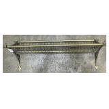Art Deco Brass Shelf.