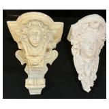 Pair Of Sconce Shelf Corbels.
