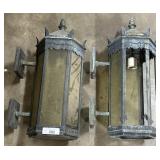 Pair Of Antique Outdoor Light Fixtures.
