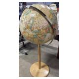 Vtg 16in World Globe.