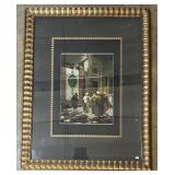 Framed Print Of The Carpet Merchant.