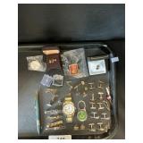 Masonic Cuff Links, Tie Clips & Pins, Watch.