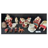Vintage Christmas Santaï¿½s, Canisters, Mug.