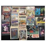 Comic Magazines & Various Posters.