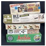 Puzzles, Hobby Kits, Model Sets.