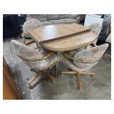 Vtg ChromeCraft Style Dining Table.
