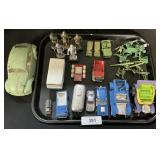 Tonka, Tootsie Toy, Matchbox, Buddy L Cars.