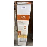 (2) Home Decor Faux Wood Blinds.