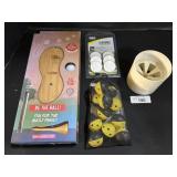 Tee Toss, Flatball, Golfing Equipment.