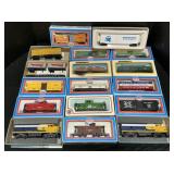 Engines, Boxcars, Reefer, Tanker, Hopper, Cattle