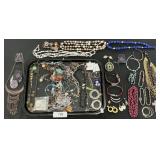 Costume Jewelry, Earrings, Necklaces, Bracelets.
