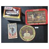 Coca-Cola ADV Trays, Snap-on Plush Van.
