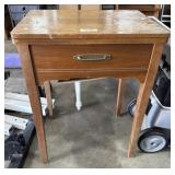 Oak Sewing Table.