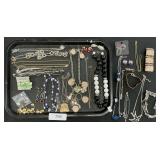 Costume Jewelry, Necklaces, Bracelets, Earrings.